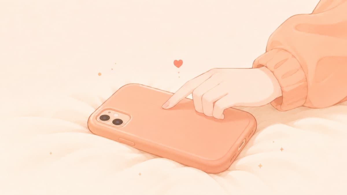 LINEの駆け引きに迷うイメージ