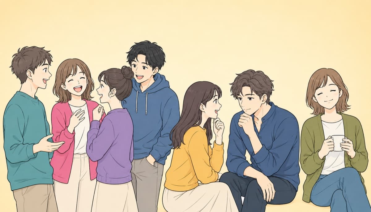 さまざまな距離感で人と関わる8タイプの人たち