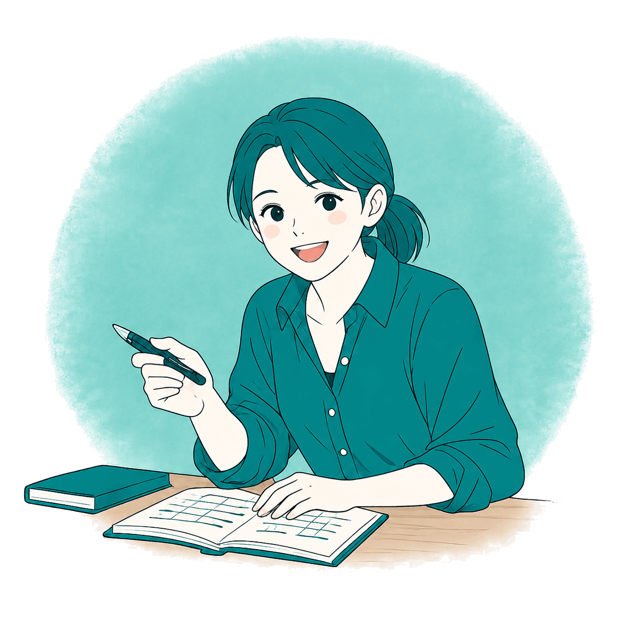 人生を共同経営するチーム派のキービジュアル（女性）