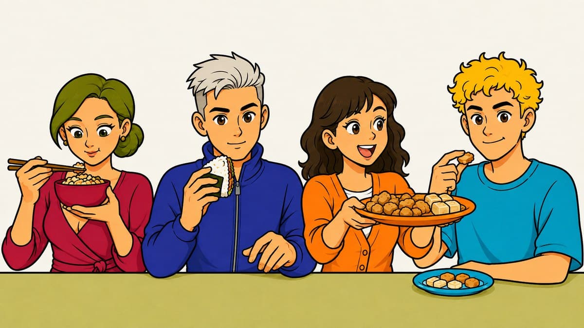 味わう・手早く済ませる・取り分ける・つまむ——いろんな食べ方をする人たち